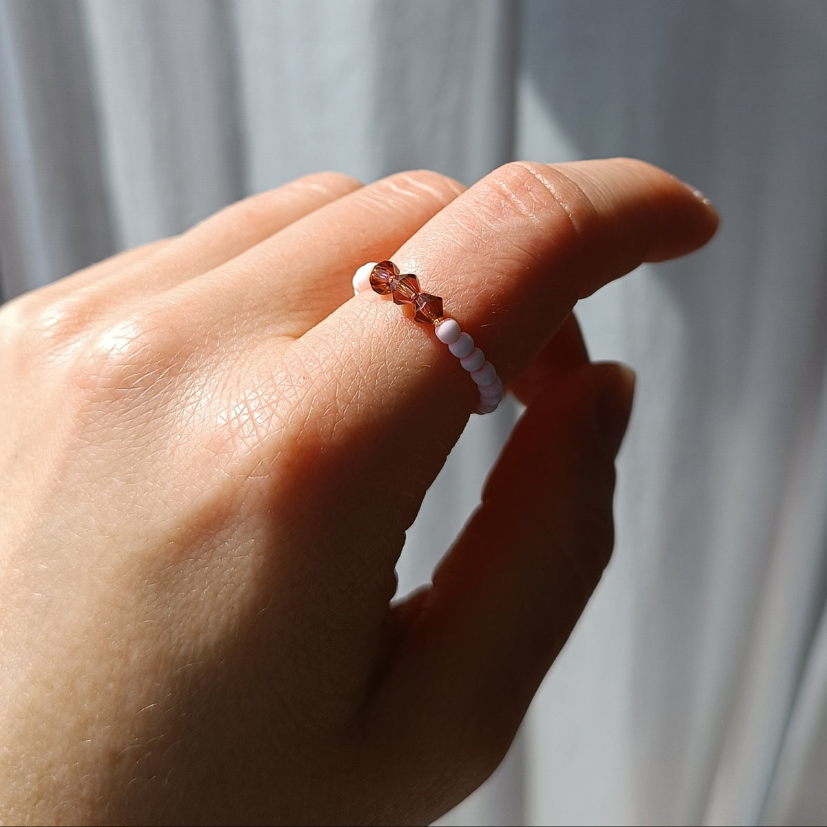 ROSE SHINE ring set