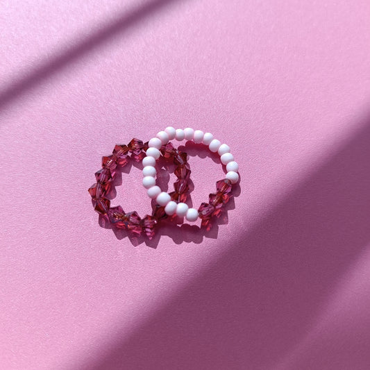 ROSE SHINE ring set